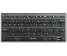 A4tech klaviatūra FBX51C, biuro klaviatūra, membrana, bevielė, CZ/SK, pilka