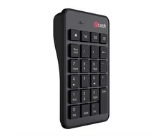 Gembird C-TECH skaičių klaviatūra KBN-02WS, 23 klavišai, belaidė, juoda