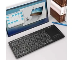 Klaviatūra C-TECH WLTK-03, dvigubas, jutiklinis skydelis
