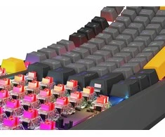 Genesis | THOR 230 TKL | Mechaninė klaviatūra žaidimams | su laidu | US | Outemu Raudona | Anchor Gray Negative