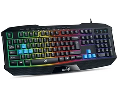 Genius GX GAMING Scorpion K215 klaviatūra su laidu (USB) CZ/SK, juoda