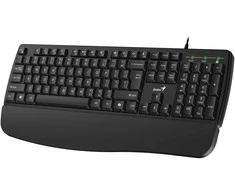 Genius KB-123 klaviatūra su laidu (USB) CZ/SK, juoda