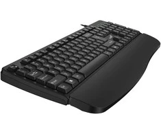 Genius KB-123 klaviatūra su laidu (USB) CZ/SK, juoda