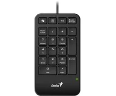 GENIUS NumPad 125 skaitmeninė klaviatūra, laidinė, USB-C, juoda