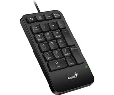 GENIUS NumPad 125 skaitmeninė klaviatūra, laidinė, USB-C, juoda