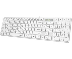 Genius SlimStar 126 COPILOT klaviatūra su laidu (USB) CZ/SK, balta