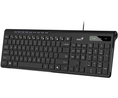 Genius Slimstar 230 II COPILOT klaviatūra su laidu (USB) CZ/SK, juoda