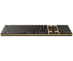 GENIUS Slimstar 7250BT klaviatūra, membraninė, belaidė, smėlio-juodos spalvos