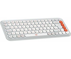 Klaviatūra LOGITECH POP ICON KEYS - OFF Baltas - US INT'L - BT - INTNL-973