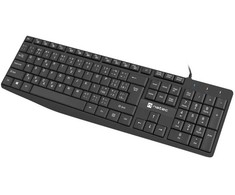 Klaviatūra NATEC NAUTILUS CZ/SK SLIM Juoda