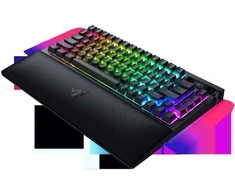 Razer | BlackWidow V4 Pro 75% | Mechaninė klaviatūra žaidimams | 4K Hz Wireless | US | Juodas | Oranžinis Tactile Switches Gen‑3 | Belaidė jungtis
