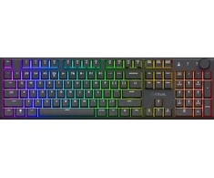 TRUST GXT 868 Torix Premium belaidė mechaninė žaidimų klaviatūra juoda