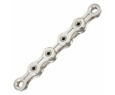 KMC X-11 Super Light chain, 11 speeds - 118 links, clutch, sidabrinis