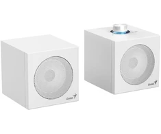 Kompiuterio kolonėlės Genius SP-HF300U garsiakalbiai, 4W, balta, mediniai