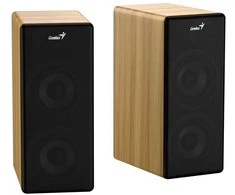 Kompiuterio kolonėlės Genius głośniki SP-HF1220BT, 2.0, 45W, ruda-juoda, Bluetooth