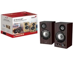 Kompiuterio kolonėlės Genius garsiakalbiai SP-HF1812BT tamsiai rudi 2.0/50W