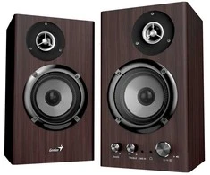 Kompiuterio kolonėlės Genius garsiakalbiai SP-HF1812BT tamsiai rudi 2.0/50W