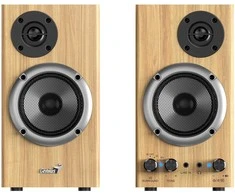 Kompiuterio kolonėlės Genius garsiakalbiai SP-HF520BT, 2.0, 20W, pušies mediena, AUX/Bluetooth 5.3