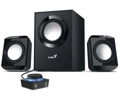 Kompiuterio kolonėlės Genius garsiakalbiai SW-2.1 300 ver.II, 2.1, 10W, juoda