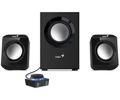 Kompiuterio kolonėlės Genius garsiakalbiai SW-2.1 300 ver.II, 2.1, 10W, juoda