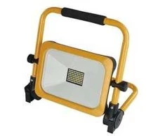 Emos LED spotlight ACCO rechargeable portable, 30W, yellow, cool baltas