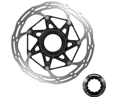 SRAM Centerline 2 Piece CenterLock 180mm Juodas Rounded disc (package includes lockring with