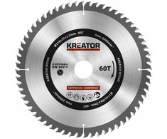 Kreator KRT020424 - Wood saw blade 216mm, 60T