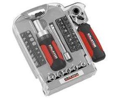 Antgalių rinkinys PH, PZ, FL, TORX (40 vnt.) KRT064610 KREATOR