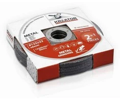 Kreator KRT070320 - Grinding wheel Steel 125x6,0mm 2 plus 1 (3pcs)