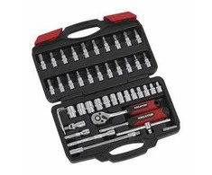 Kreator KRT500117 - 46 dalių 1/4" nuogas komplektas dėkle
