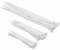 Kreator KRT556006 - Įtempimo juostos baltos 8,0x300mm, 25 vnt.