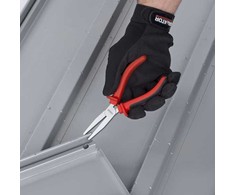 Replės plokščiais galais, gumuota rankena 150mm KRT605101 KREATOR