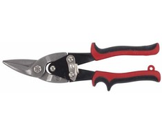 Kreator Skardos žirklės kairiosios KRT611102, 250mm, plienui ir aliuminiui, ergonomiškos rankenos, fiksavimas