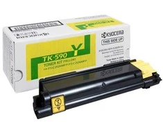 Dažomieji milteliai KYOCERA TK-590Y, Geltona
