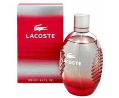 Lacoste Raudona EDT tualetinis vanduo vyrams, 125 ml