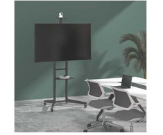 Laikiklis Fellowes „Brateck“ mobilus stovas T1040T televizoriui, 37–70 colių, 50 kg, 2 lentynos