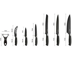 Lamart LT2179 7-piece peilis and scraper set KUTR