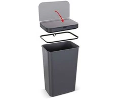 Lamart LT8108 50L pilka šiukšliadėžė su jutikliu