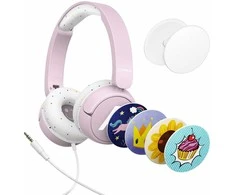 Ausinės LAMAX SoundKid1 - su lankeliu ant galvos - růžová