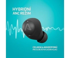 Ausinės Lamax In-Ear Dots3 ANC True Belaidės BT 5.3 Akku 42 Std. retail