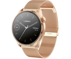 Išmanusis laikrodis LAMAX Prism AMOLED rožinis auksas