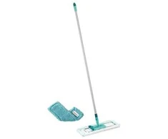 Grindų šepetys su pap.šluoste Profi XL Micro Duo Leifheit XL dydis/42cm turkio sp./baltas