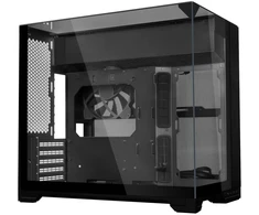 Lian Li O11 Vision-M PC-Gehäuse, Micro-ATX, Tempered Glass – juodos spalvos