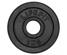 LifeFit Disc 1,0kg, metal, for 30mm bar