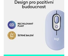 Logitech POP ICON Pelė Violetinis