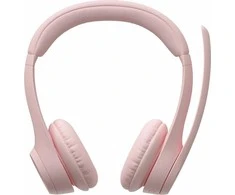 Ausinės - Logitech Zone 300 Dual Mic Bluetooth 20h Baterijos Gyvenimas Rosé