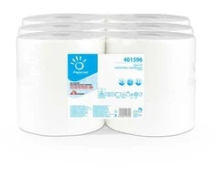 Rankšluostis Lorika PAPERNET Centrefeed Wipes, baltas, 30,5 x 20 cm, carton = 6 rolls x 450 scraps