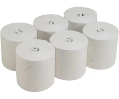 Rankšluostis Kimberly Clark Lorika SCOTT Essential towels, baltas, cardboard = 6 rolls x 350 m