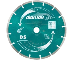 MAKITA DEIMANTINIS DISKAS 115×22,23mm SEGMENTINIS (SAUSAM PJOVIMUI) BETONUI, PLYTOMS, MARMURUI