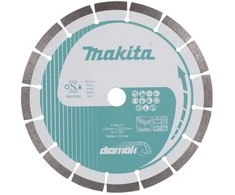 MAKITA DEIMANTINIS DISKAS 230×22,23mm SEGMENTINIS (SAUSAM PJOVIMUI) BETONUI, PLYTOMS, MARMURUI